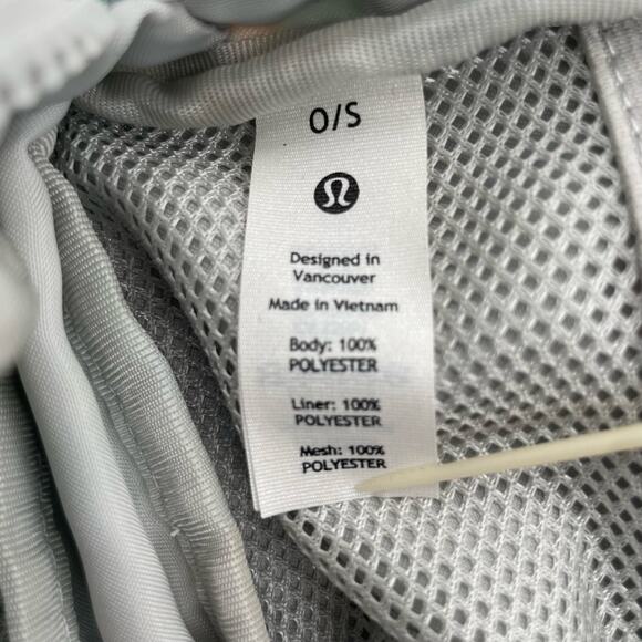 NEW Lululemon Belt Bag EBB No Limits White Multi Zip Pockets Longer Fit Strap 1L - Picture 9 of 13